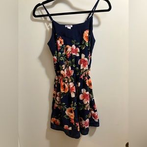 Navy Floral Romper XS/0